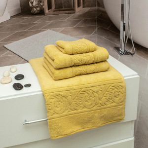 Хавлиена кърпа Mihaella Горчица - 30х50 см.